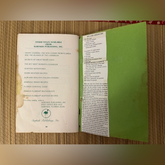 Famous Florida! Key Lime Desserts Cookbook By Joyce Lafray Young 1987 - Picture 6 of 7